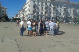 В Сумах митингующие требуют отчета мэра по расследованию пятничного ДТП