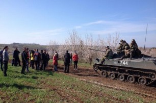 В Краматорске захватили шесть БТРов