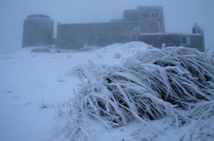 В Украине выпал первый снег