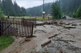 На Закарпатье сошли два селевых потока